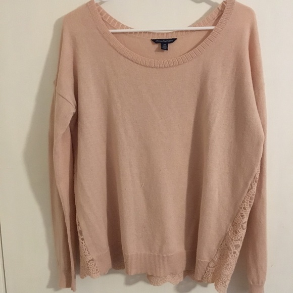 American Eagle lace back sweater - Picture 1 of 5
